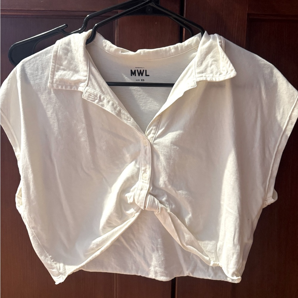 Madewell cropped t shirt